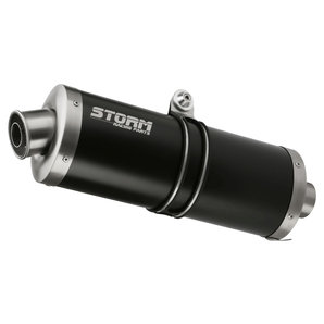 STORM Steel Black Oval Endschalldämpfer Storm von Storm