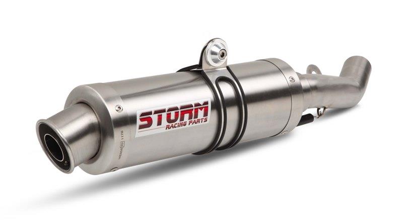 Sport Auspuff Komplettanlage Storm by MIVV GP Edelstahl HONDA CB 650 F Bj. 2014-2018 RC75 +ABE Sport Auspuff Komplettanlage Storm by MIVV GP Edelstahl HONDA CB 650 F Bj. 2014-2018 RC75 +ABE von Storm