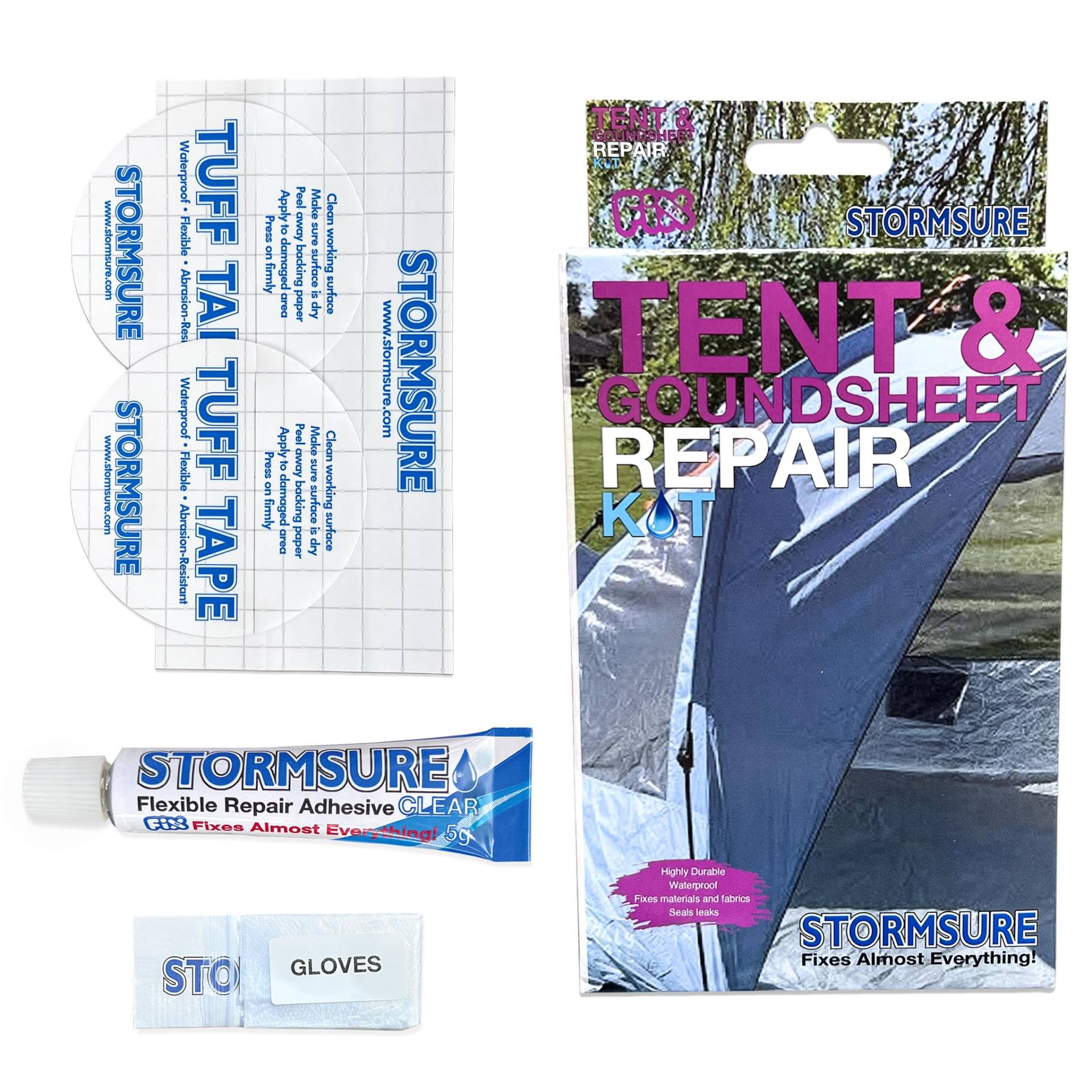 Zelt, Bivvy, Zeltboden & Sonnensegel Repair Kit [Misc.] von Stormsure