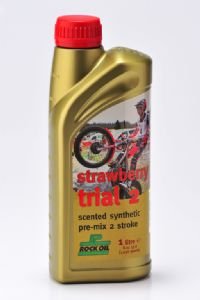 Rockoil strawberry trial 2 - speziellen Trial 2 Takt Öl - Motorradöl GasGas, Beta, Sherco, Jotagas von Strawberry Trial 2 Stroke