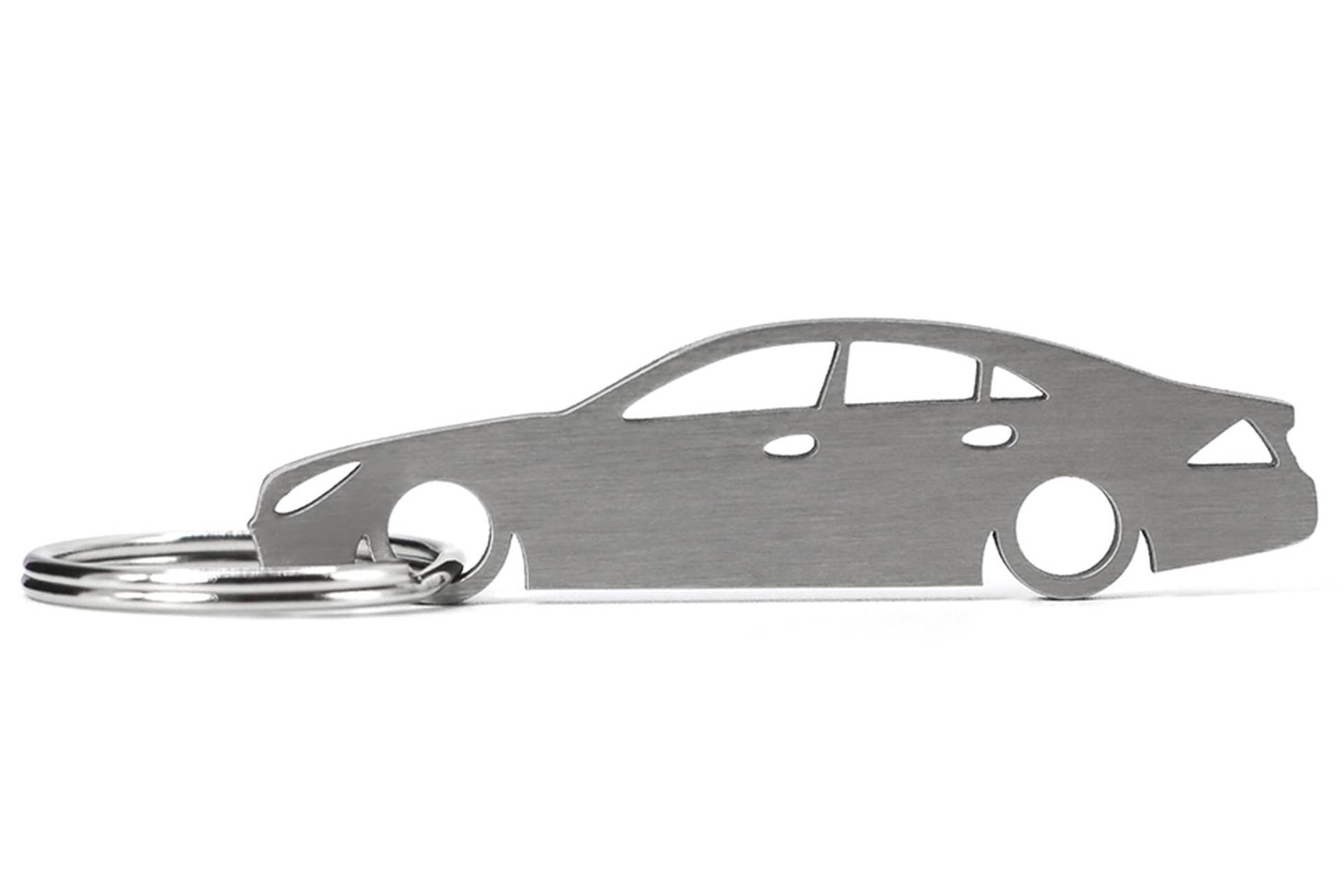 CarShape Schlüsselanhänger aus Edelstahl Modellauto Silhouette - Kompatibel mit CLS W219 CarShape Schlüsselanhänger aus Edelstahl Modellauto Silhouette - Kompatibel mit CLS W219 von Streetculture