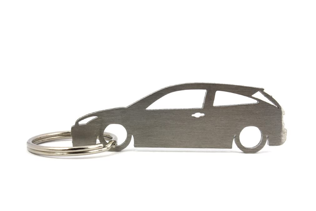 CarShape Schlüsselanhänger aus Edelstahl - Motorsport Tuning Teile Performance Auto Zubehör Focus MK1 Typ 1 - 3 Türig Car Shape CarShape Schlüsselanhänger aus Edelstahl - Motorsport Tuning Teile Performance Auto Zubehör Focus MK1 Typ 1 - 3 Türig Car Shape von Streetculture
