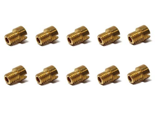 10x Vergaser Hauptdüsen M6 Düsen Set 50-72 für Dellorto PHVA von Streetparts 24