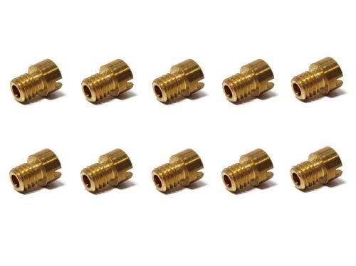 10x Vergaser Hauptdüsen M6 Düsen Set 75-98 passend für Dellorto PHVA von Streetparts 24