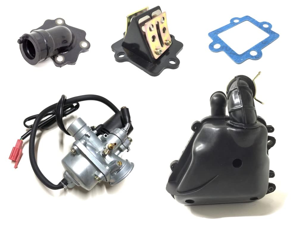 12mm Vergaser Luftfilter Ansaugstutzen Set für CPI Aragon, Generic Spin, Yamaha Aerox Neos von Streetparts 24