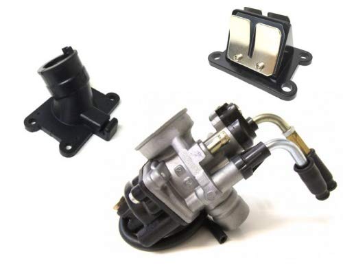 17,5mm Tuning Vergaser Ansaugstutzen Membranblock Set passend für Minarelli AM6 Aprilia Rieju Beta 17,5mm Tuning Vergaser Ansaugstutzen Membranblock Set passend für Minarelli AM6 Aprilia Rieju Beta von Streetparts 24