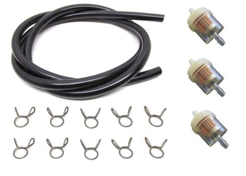 Benzinschlauch Schwarz Federklemme Benzinfilter Set passend für Roller/Mofa/Moped Benzinschlauch Schwarz Federklemme Benzinfilter Set passend für Roller/Mofa/Moped von Streetparts 24