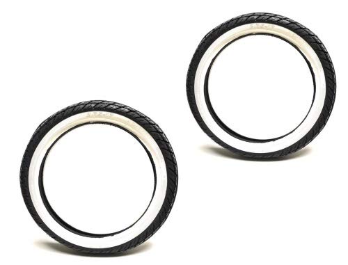 Weißwand Reifen Satz Kenda 2.75-17 Zoll 41P TT passend für Zündapp Hercules Kreidler Mofa Moped Mokick (2 3/4-17) von Streetparts 24