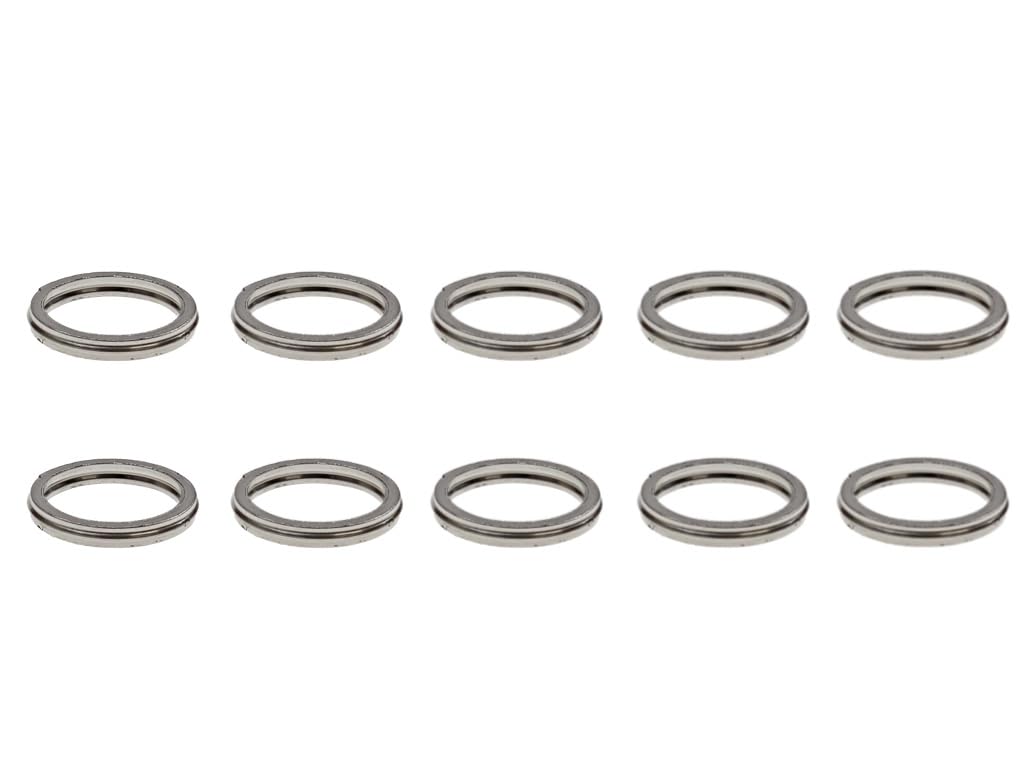 10x Auspuff Krümmer Dichtung passend für Yamaha DT 50, RD 50, FS1 50 – 36 x 29 x 4mm – Satz mit 10 Auspuffdichtungen 10x Auspuff Krümmer Dichtung passend für Yamaha DT 50, RD 50, FS1 50 – 36 x 29 x 4mm – Satz mit 10 Auspuffdichtungen von Streetparts24