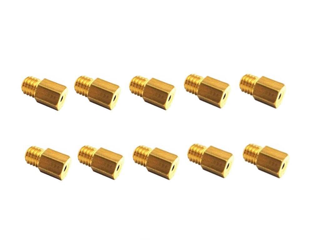 10x Hauptdüse Gr. 68-86 | Passend für Mikuni TM TMX VM Vergaser | 10-teiliges Düsen Set | M5 Gewinde 10x Hauptdüse Gr. 68-86 | Passend für Mikuni TM TMX VM Vergaser | 10-teiliges Düsen Set | M5 Gewinde von Streetparts24