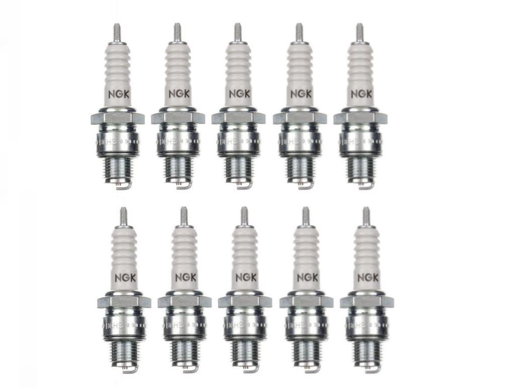 10x Zündkerze B6HS Zündkerzen Set 10 Stück 10er Pack kompatibel für 6AC W7AC W8AC L10 L7 OE037 L82, W16FS-U, IWF22, B6HS 4510 von Streetparts24