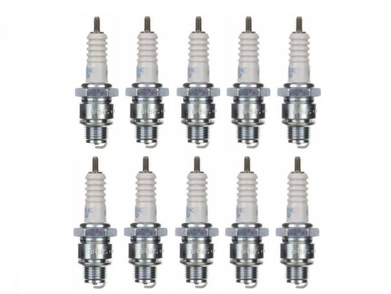 10x Zündkerze BR5HS Zündkerzen Set 10 Stück 10er Pack passend für Motorrad/Roller kompatibel passend für W7AC W8AC WR4AC WR8AC WR9A0 WR9AO, L86C L90C RL19 RL86C RL90 von Streetparts24