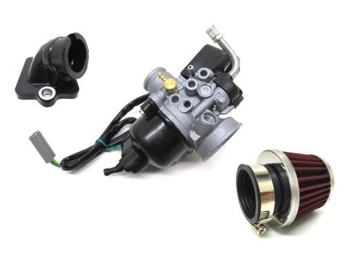 17,5mm Tuning Vergaser Kit inkl. Ansaugstutzen & Luftfilter – passend für Aprilia SR 50, Sportcity, Mojito, Zip, Sfera, TPH, NRG, Typhoon, Gilera Runner, Stalker, DNA 50 von Streetparts24