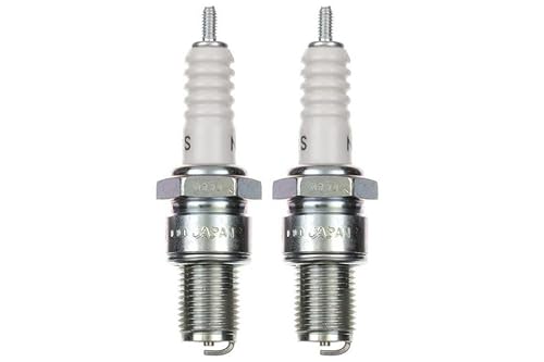 2x Zündkerze B7ES Zündkerzen Set 2 Stück passend für Motorrad/Roller/Scooter kompatibel passend für: W5C W5CP 0241245603 W5CC W225T2 W4C2 0241245581 D56 W22ES 3093 von Streetparts24