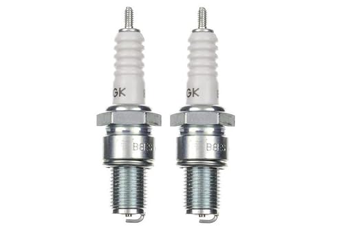 2x Zündkerze B8ES Zündkerzen Set 2 Stück passend für Motorrad Roller Scooter Aprilia Piaggio Vespa kompatibel mit 0241248534 0241248538 0241248543 W240T2 W250T2 W260T20 W3C W3CC W4C W4C1 W4CC W4CPX 2x Zündkerze B8ES Zündkerzen Set 2 Stück passend für Motorrad Roller Scooter Aprilia Piaggio Vespa kompatibel mit 0241248534 0241248538 0241248543 W240T2 W250T2 W260T20 W3C W3CC W4C W4C1 W4CC W4CPX von Streetparts24