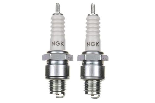 2x Zündkerze B8HS passend für BMW R25–R69, Derbi Atlantis/Variant/Vamos, Hercules K50/Optima/RX-9 - Zündkerzenset 2 Stück für Roller, Moped, Motorrad von Streetparts24