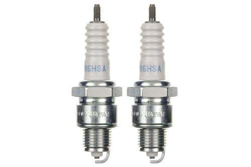 2x Zündkerze BPR6 HSA Zündkerzen Set 2 Stück passend für CPI Keeway Generic ATU Explorer 50ccm 2-Takt Roller/Scooter kompatibel passend für WR6BC WR6DP, W20FPR W20FPR-L W20FPRL W20FR-L WF20TT von Streetparts24