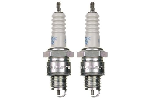 2x Zündkerze BR6HSA passend für Honda Bali SJ 50 AF32, SH 100, SFX, SGX, SYM Jet, Keeway Pixel, Kymco Cobra von Streetparts24