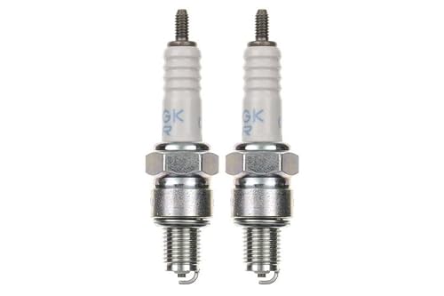 2x Zündkerze CR6HS Zündkerzen Set 2 Stück für Motorrad/Roller kompatibel für UR3AS UR4AS UR6AC P-RZ9HC P-Z9HC RZ98C Z9Y IUF22 U20FSR-U U20FSRL U20FSRU uvm. von Streetparts24