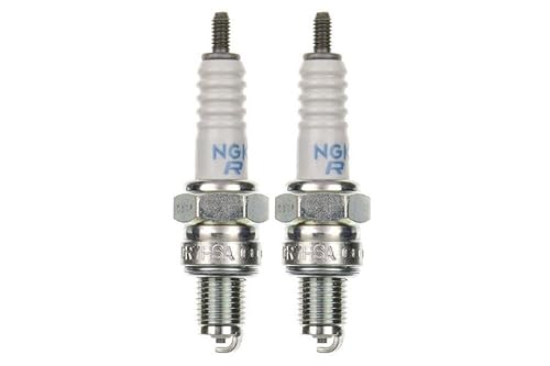 Zündkerzen Set CR7HSA 2 Stück – passend für Yamaha XVS 125, Kymco Agility, Peugeot Speedfight 3/4, Sachs 49er, Rex RS 450, GY6 China Roller u. v. m. von Streetparts24