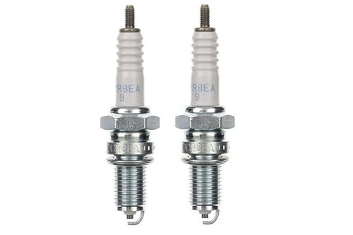 2x Zündkerze DPR8EA-9 Zündkerzen Set 2 Stück passend für Roller/Motorrad kompatibel passend für: 98069-58916 98069-58916-03 09482-00334 von Streetparts24