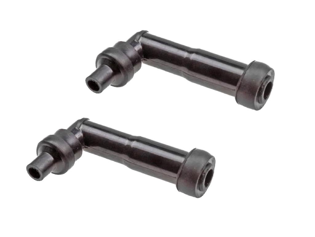 2x Zündkerzenstecker XD05F | 60° abgewinkelt | Entstört 5k Ohm | Passend für Honda CB 1000, Kawasaki ZXR 750, Suzuki GSX 1100, Yamaha FJ 1200 | 10mm & 12mm | Hitzebeständig & wasserdicht 2x Zündkerzenstecker XD05F | 60° abgewinkelt | Entstört 5k Ohm | Passend für Honda CB 1000, Kawasaki ZXR 750, Suzuki GSX 1100, Yamaha FJ 1200 | 10mm & 12mm | Hitzebeständig & wasserdicht von Streetparts24