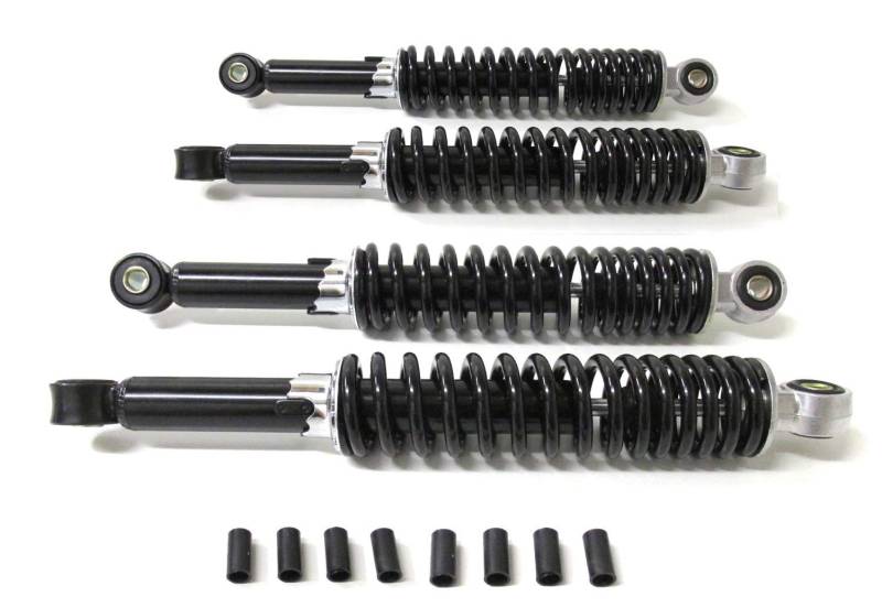 310 + 340mm Stoßdämpfer Schwarz Tieferlegung Set für Simson Duo Schwalbe Star KR51 SR4 Mokick von Streetparts24