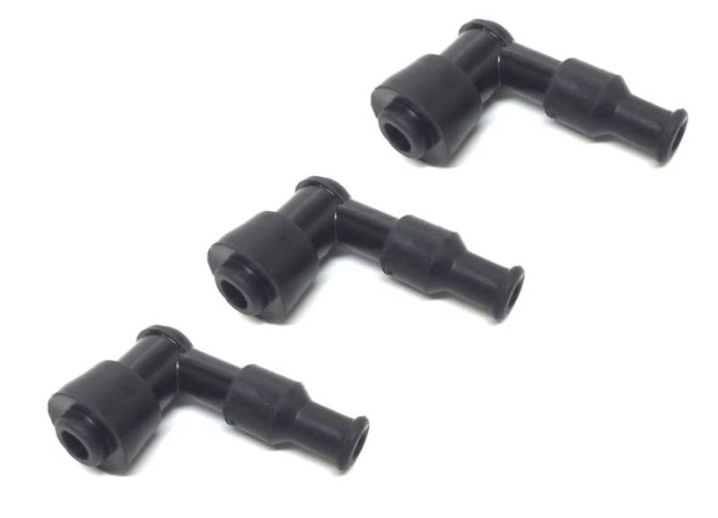 3x Zündkerzenstecker Kerzenstecker 90 Grad wasserdicht passend für Simson S50 S51 S70 S80 Schwalbe Star KR51 von Streetparts24