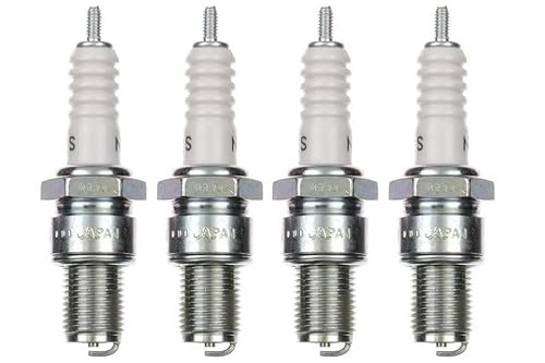 4x Zündkerze B7ES Zündkerzen Set 4 Stück passend für Motorrad/Roller/Scooter kompatibel passend für: W5C W5CP 0241245603 W5CC W225T von Streetparts24