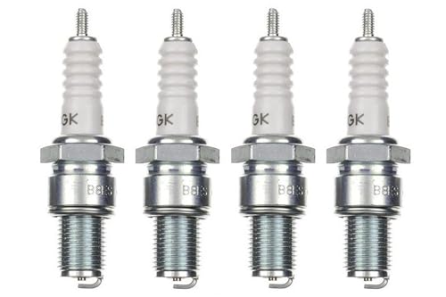 4x Zündkerze B8ES Zündkerzen Set 4 Stück passend für Motorrad/Roller/Scooter kompatibel passend für: 0241248534 0241248538 0241248543 W240T2 W250T2 W260T20 W3C W3CC W4C W4C1 W4CC W4CPX 4x Zündkerze B8ES Zündkerzen Set 4 Stück passend für Motorrad/Roller/Scooter kompatibel passend für: 0241248534 0241248538 0241248543 W240T2 W250T2 W260T20 W3C W3CC W4C W4C1 W4CC W4CPX von Streetparts24