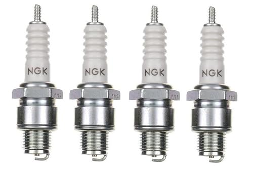 4x Zündkerze B8HS Set für Motorrad/Roller/Scooter/Mofa/Moped kompatibel für: 0241248531 0241248540 0241256512 0241256519 W240M1 W240MZ1 W240T1 W250T1 W260M1 W260MZ1 W260T1 W275T1 von Streetparts24