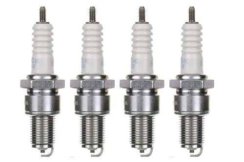 4x Zündkerze BPR6ES – passend für Yamaha XV 535 Virago, Kawasaki Z 750/1300, Moto Guzzi Bellagio, Norge, V11 – Zündkerzen Set für Motorrad Roller Scooter von Streetparts24