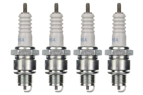 4x Zündkerze BR8HSA Zündkerzen Set 4 Stück passend für Motorrad/Roller/Scooter kompatibel passend für BR8HSA WR3BC0 WR4AC W22FR-L W24FPR-L W24FR-L W24FRL L78C P-L5SC P-RL5SC RL78C von Streetparts24