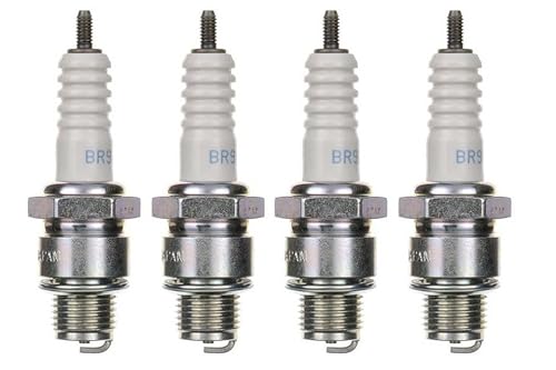 4x Zündkerze BR9HS Zündkerzen Set 4 Stück passend für Motorrad/Roller/Scooter kompatibel passend für BR9HS WR2AC W27FSR von Streetparts24