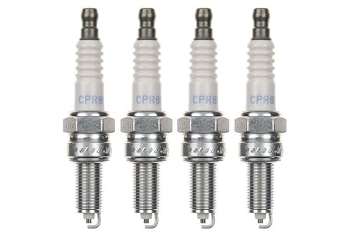 4x Zündkerze CPR8E Zündkerzen Set 4 Stück passend für Motorrad/Roller/Scooter/Quad kompatibel passend für: 0242055509 UR3DC 977 RG6YC RG6YCA RG6YCH von Streetparts24