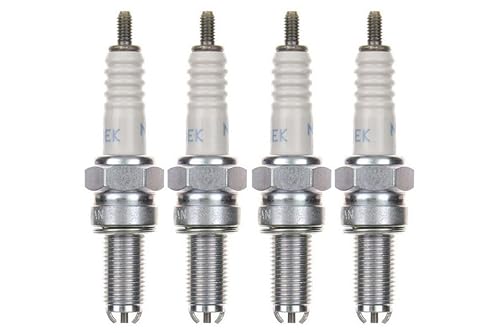 4x Zündkerze CR10EK Zündkerzen Set 4 Stück für Motorrad/Roller/Scooter kompatibel für: 0242080500 UR06CDC 8654 4135 5367 5736 IU01-31 IU31A U31ETR 4135 von Streetparts24