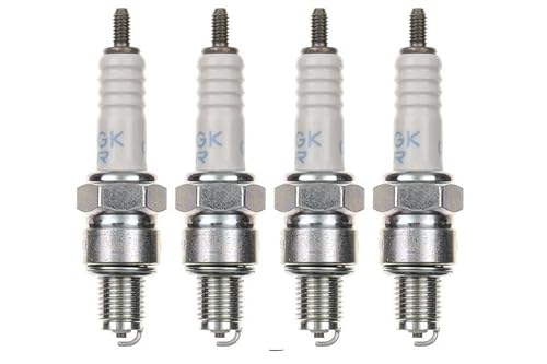 4x Zündkerze CR6HS Zündkerzen Set 4 Stück passend für Motorrad/Roller/Scooter kompatibel passend für UR3AS UR4AS UR6AC P-RZ9HC P-Z9HC RZ98C Z9Y IUF22 U20FSR-U U20FSRL U20FSRU uvm. von Streetparts24
