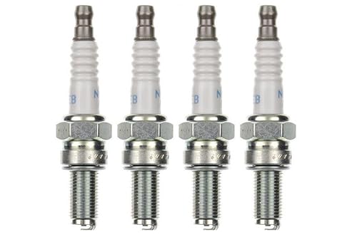 4x Zündkerze CR7EB – passend für Peugeot Jet Force, Speedfight 3/4, Ludix, Aprilia Atlantic, Sportcity, Vespa LX/LXV/S 125 – Zündkerzen Set für Roller/Motorrad von Streetparts24