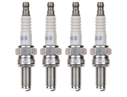 4x Zündkerze CR9EB – passend für MV Agusta Brutale/F4, KTM EXC, Husqvarna TC/TE, Vespa ET4, Piaggio Zip/Sfera, Peugeot Satelis/Geopolis – Zündkerzen Set für Motorrad Roller Scooter von Streetparts24