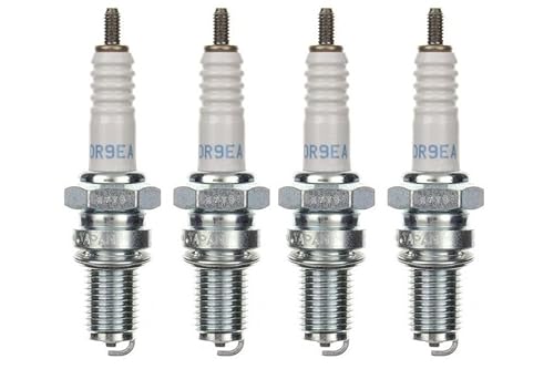 4x Zündkerze DR9EA Zündkerzen Set 4 Stück passend für Motorrad/Roller/Scooter kompatibel passend für XR2CE0 XR2CS, RA2HC RA4HC RAX92C, IXU01-27 X27ESR-U X27ESRU von Streetparts24