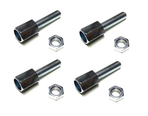 4x Zug Stellschraube Einstellschraube M5 x 20mm passend für Bowdenzug Kupplungszug - 4 Stück Set Einstellschrauben für Mofa, Moped, Mokick von Streetparts24