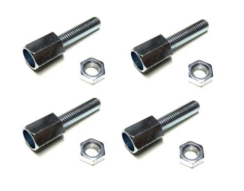 4x Zug Stellschraube Einstellschraube M5 x 20mm für Bowdenzug Kupplungszug von Streetparts24