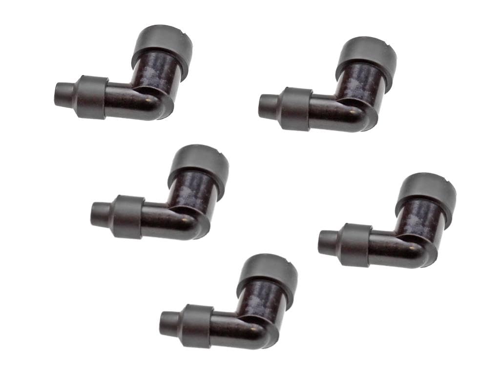 5x Zündkerzenstecker LZFH | 90° abgewinkelt | nicht entstört | passend für Zündapp, Kreidler, Puch, Hercules, Simson | Wasserdicht & langlebig | für M10, M12, M14 Zündkerze 5x Zündkerzenstecker LZFH | 90° abgewinkelt | nicht entstört | passend für Zündapp, Kreidler, Puch, Hercules, Simson | Wasserdicht & langlebig | für M10, M12, M14 Zündkerze von Streetparts24