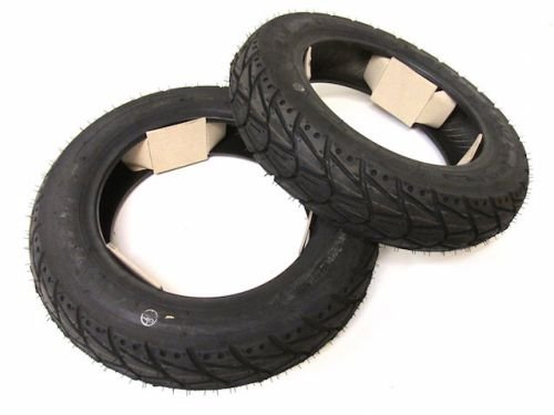 Allwetter Roller Reifen Satz 90/90-10 4PR 50J TL M+S passend für Roller/Scooter/Motorroller 10 Zoll von Streetparts24