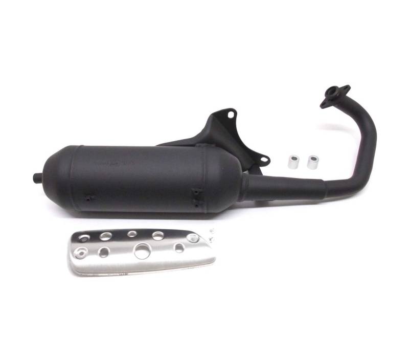 Auspuff Auspuffanlage (E-Geprüft) passend für Piaggio Sfera 50 RST (C01, NSL), Vespa LX 50 & ET2 – Silent Pro, leise & leistungsstark von Streetparts24