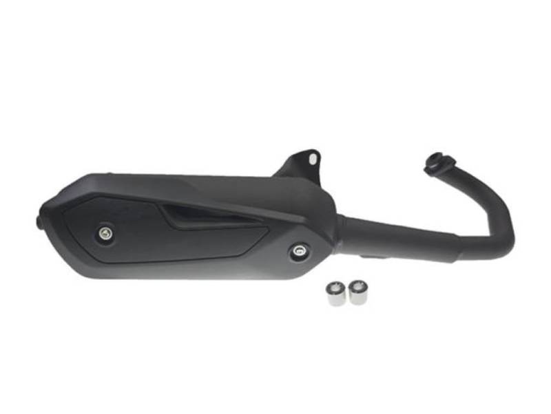 Auspuff Silent Pro 50 ccm – passend für Piaggio NRG MC2, MC3, Power, TPH, NTT – E-Zeichen, leiser Sportauspuff für 2-Takt Motor von Streetparts24