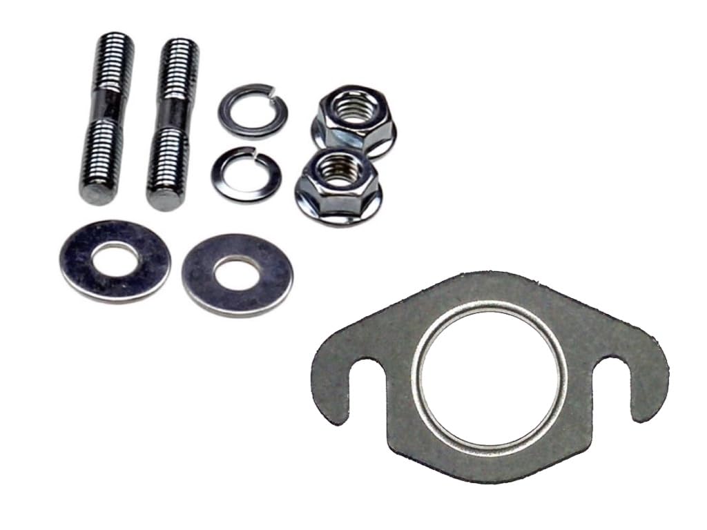 Auspuff Stehbolzen Krümmer Dichtung Set passend für MALAGUTI F10 Cat, F12 Phantom, F15 Firefox – 2er-Set M6 Schrauben & Krümmerdichtung Auspuff Stehbolzen Krümmer Dichtung Set passend für MALAGUTI F10 Cat, F12 Phantom, F15 Firefox – 2er-Set M6 Schrauben & Krümmerdichtung von Streetparts24