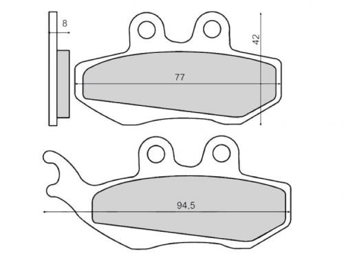Bremsbeläge passend für Gilera Hexagon, Runner 125, 180, 200 FX, FXR, VX, VXR – vorne oder hinten je nach Modell Bremsbeläge passend für Gilera Hexagon, Runner 125, 180, 200 FX, FXR, VX, VXR – vorne oder hinten je nach Modell von Streetparts24