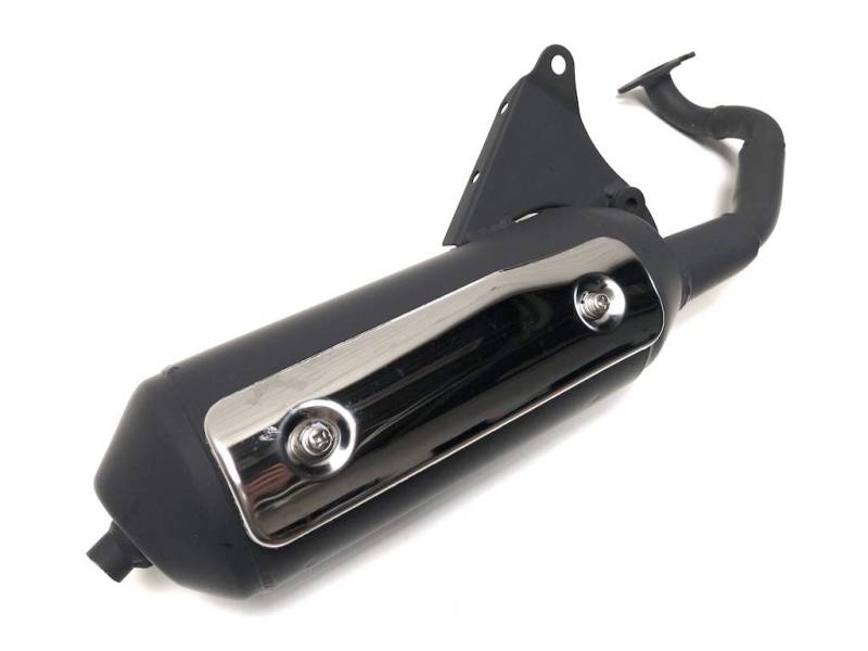 Auspuff offen passend für CPI Popcorn 50 (bis Bj. 2003, Euro 1-Motor) – Ersatz Auspuffanlage für Minarelli liegend 50ccm 2-Takt (ohne ABE) von Streetparts24