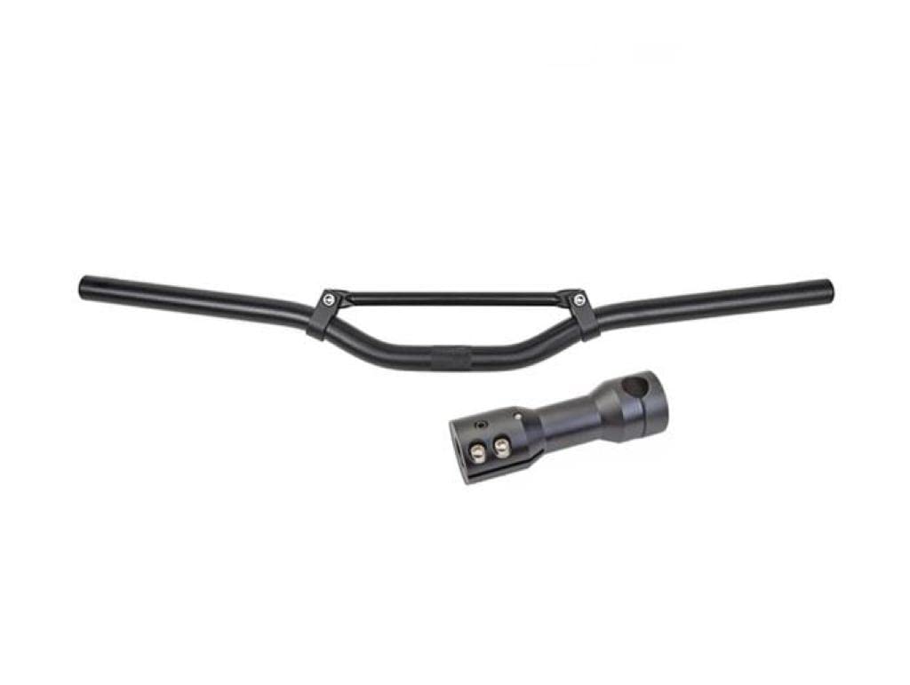 Downhill Lenker inkl. Aufnahme Schwarz passend für Yamaha BWS, MBK Booster 50 – Sportlicher Lenker mit 650mm Breite und 22mm Durchmesser Downhill Lenker inkl. Aufnahme Schwarz passend für Yamaha BWS, MBK Booster 50 – Sportlicher Lenker mit 650mm Breite und 22mm Durchmesser von Streetparts24
